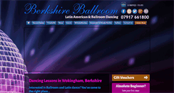 Desktop Screenshot of berkshireballroom.co.uk