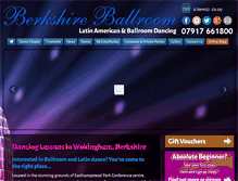Tablet Screenshot of berkshireballroom.co.uk